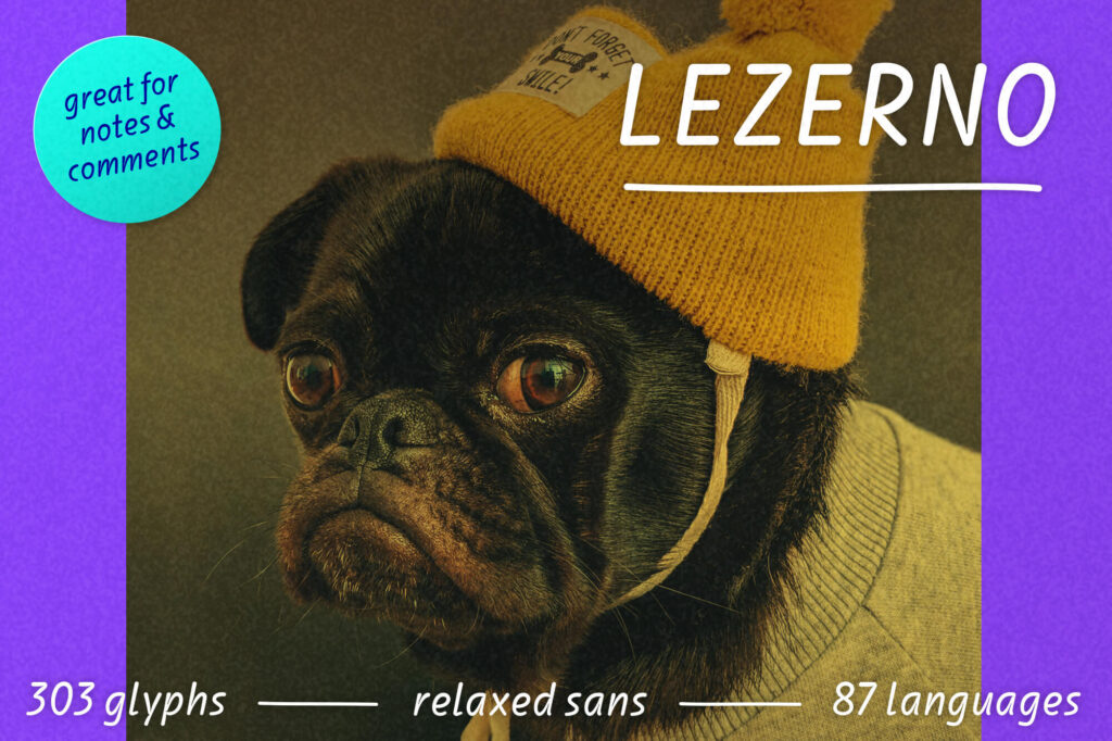 00 Lezerno Font Cover