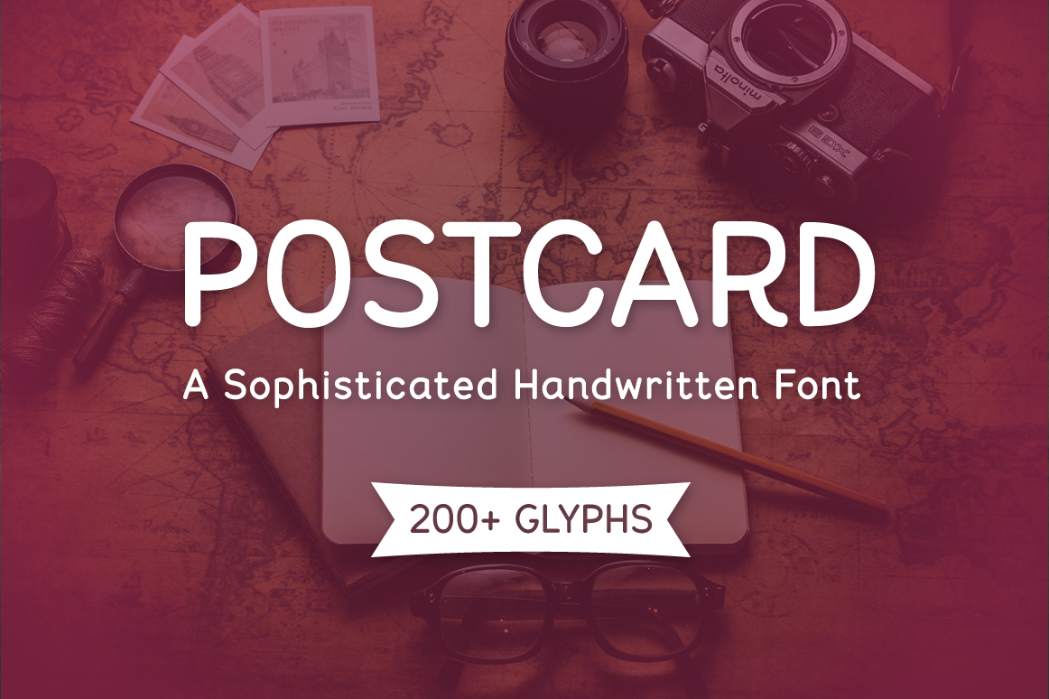 00 Postcard Font Cover