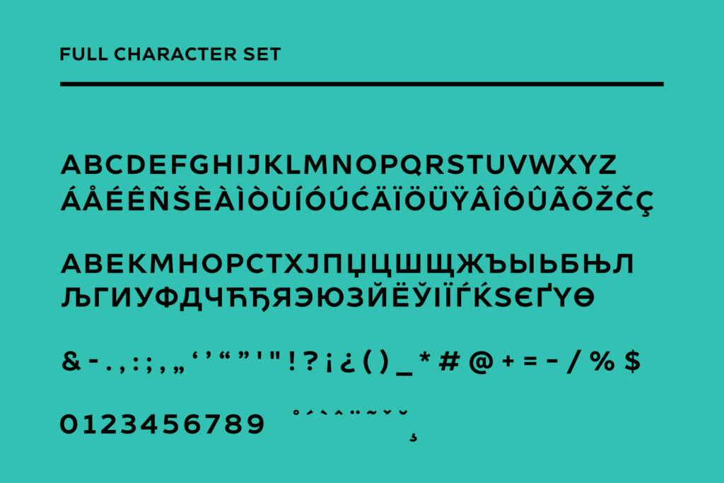 19 Naslof Font Full Set
