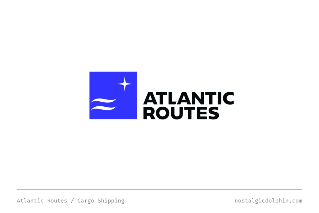 Nostalgic Dolphin — Logo — Atlantic Routes