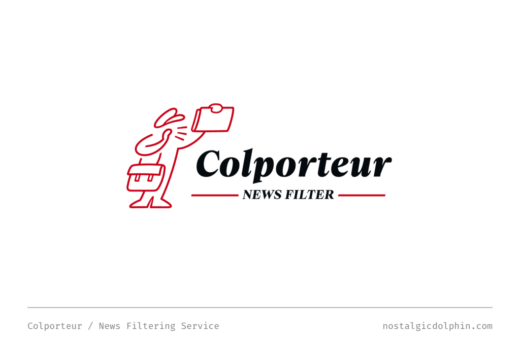Nostalgic Dolphin — Logo — Colporteur