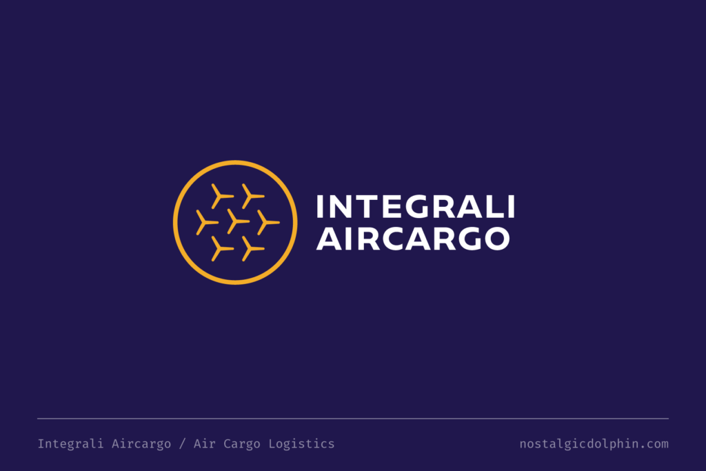 Nostalgic Dolphin — Logo — Integrali Aircargo