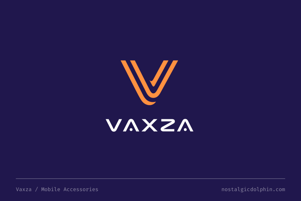 Nostalgic Dolphin — Logo — Vaxza
