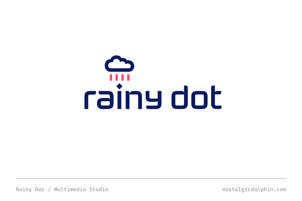 Nostalgic Dolphin — Custom Type — Rainy Dot